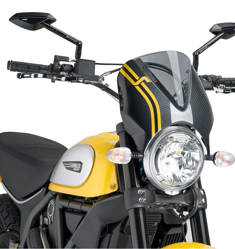 DUCATI SCRAMBLER DESERT SLED [2025] – RetroVision windshield visor