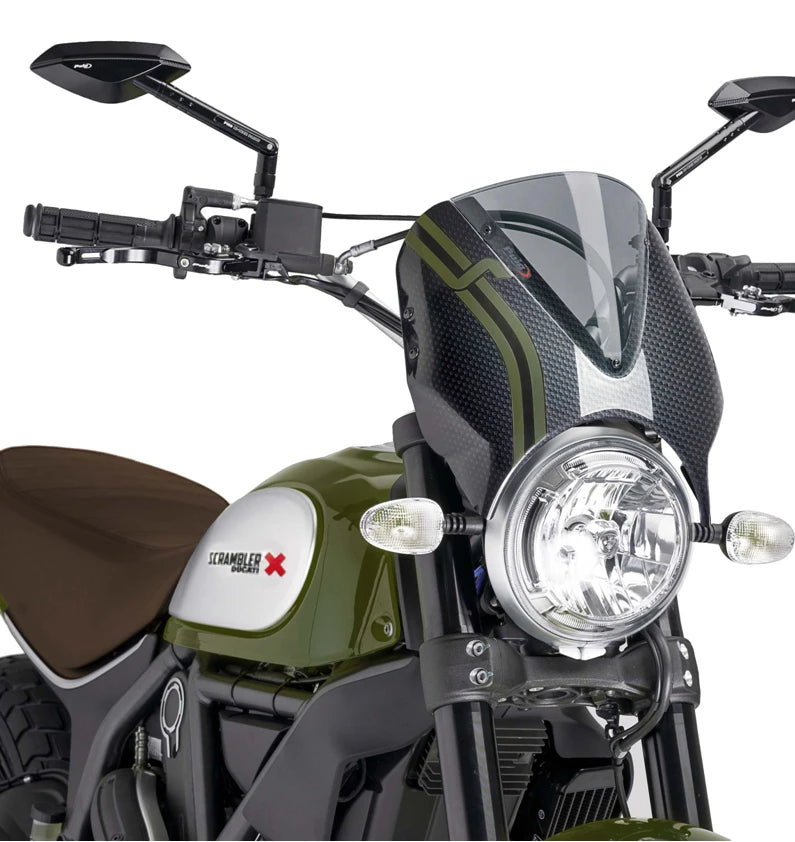 DUCATI SCRAMBLER DESERT SLED [2025] – RetroVision windshield visor