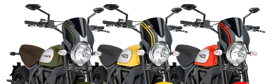 DUCATI SCRAMBLER DESERT SLED [2025] – RetroVision windshield visor