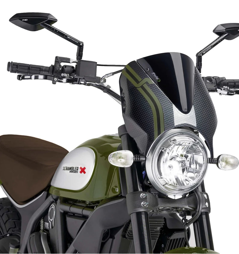 DUCATI SCRAMBLER DESERT SLED [2025] – RetroVision windshield visor