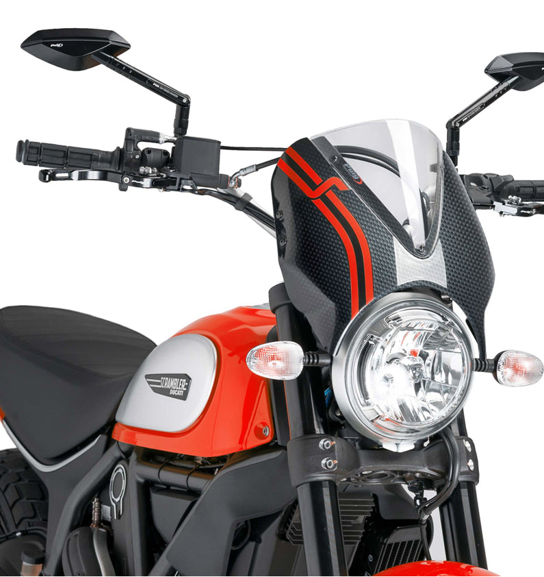 DUCATI SCRAMBLER DESERT SLED [2025] – RetroVision windshield visor