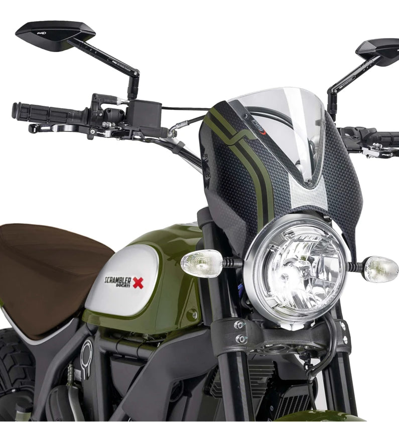 DUCATI SCRAMBLER DESERT SLED [2025] – RetroVision windshield visor