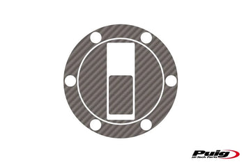 APRILIA SHIVER 900 [2019] – Tank cap protector X-TREME – Carbon look - 0