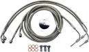 harley davidson fltr [LA CHOPPERS] - Stainless Steel Brake Line Kit-1