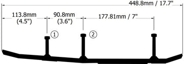 LYNX ADVENTURE LX 600 ACE [2014-2016] - Sno-X Slasher Six Runner 6" Hardmetal