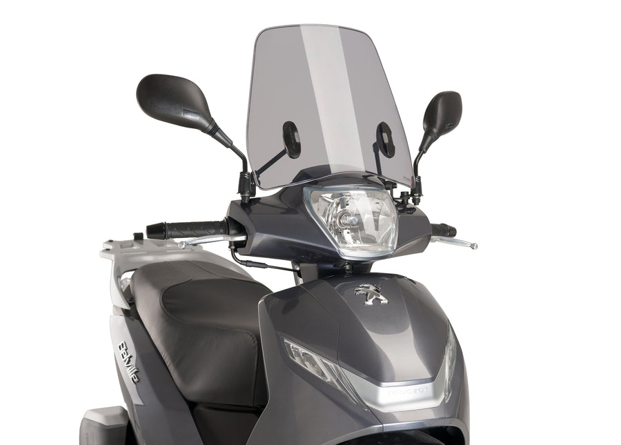 PEUGEOT BELVILLE 125 ACTIVE [2023] – Scooter windshield Urban – Tinted
