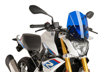 TRIUMPH BONNEVILLE T 120 BLACK [2025] - New Generation Sport Windshield | Blue | PUIG 8920A