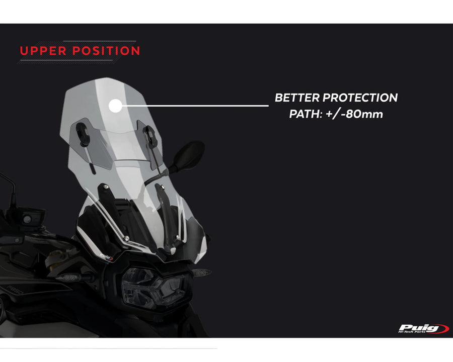 BMW F 750 GS [2024] – Adjustable windshield – Tinted