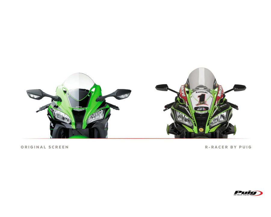 KAWASAKI ZX-10RR NINJA PERFORMANCE [2018] – R-Racer Screen – Transparent