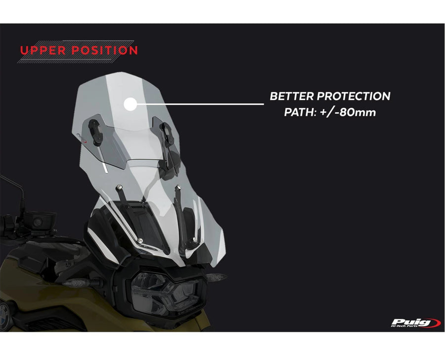 BMW F 800 GS [2025] – Adjustable windshield – heavily tinted