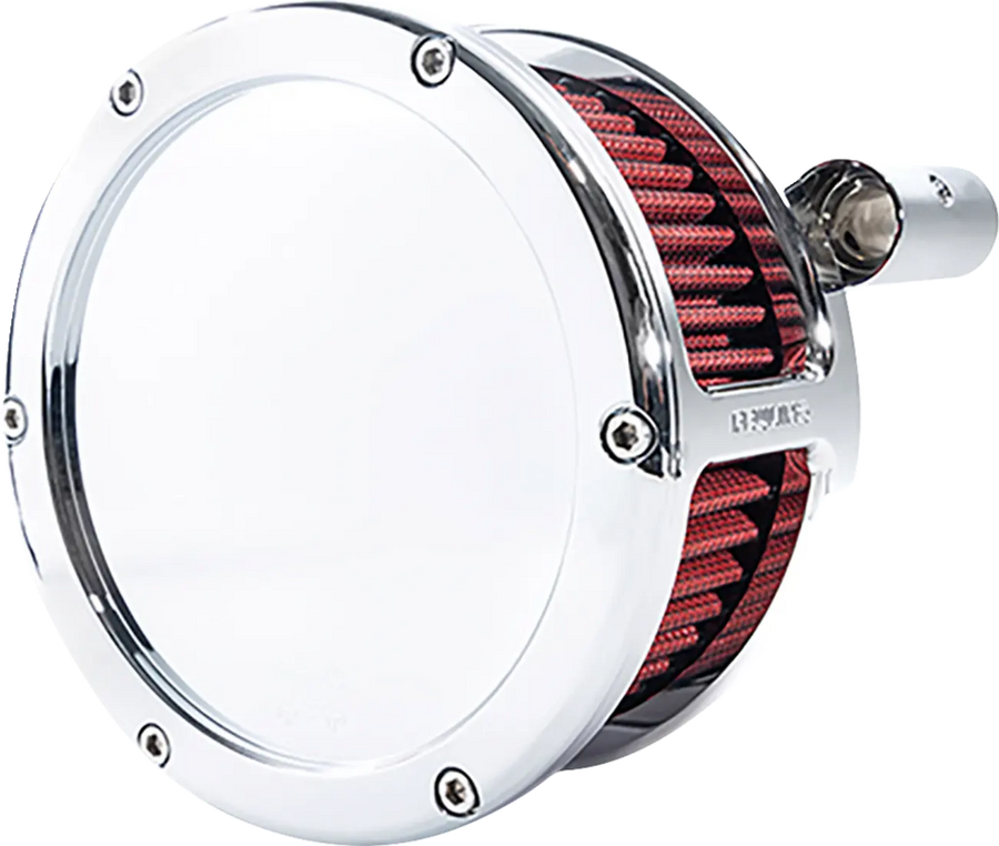 Harley-Davidson FLSTNSE 1800 Softail Deluxe CVO [2014-2015] - BA air filter kit - Finish: Chrome, Red - Image 1