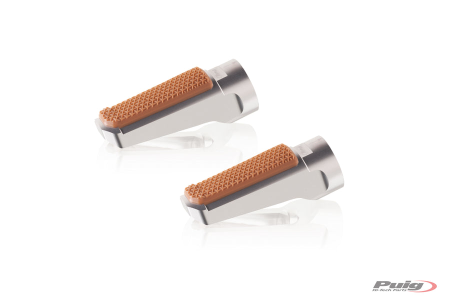 KTM RC 390 [2025] – Vintage footrests – silver