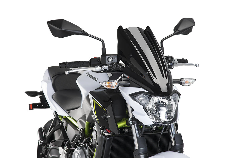 KAWASAKI Z 650 [2019] - PUIG New Generation Touring Windshield | Black | PUIG 9369N