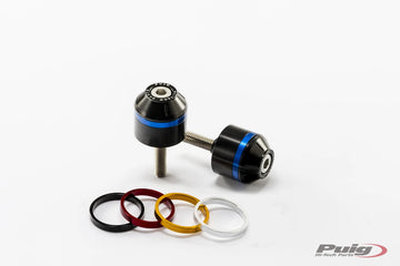 YAMAHA MT-09 TRACER [2017] – Short Bar End Weights with Ring – Black - 0
