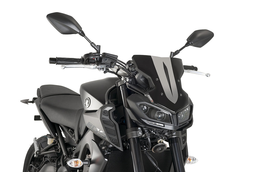 YAMAHA MT-09 SP [2020] - New Generation Sport Windshield | Black | PUIG 9376N