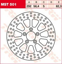 Harley-Davidson FXST 1690 Softail Standard [2012-2015] - Bremsscheibe Fest Rund – Bild 7
