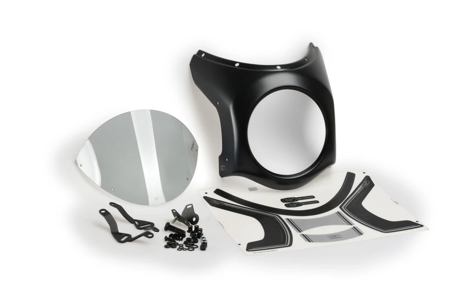 TRIUMPH SCRAMBLER 400X [2025] – Retro Fairing Screen – Black