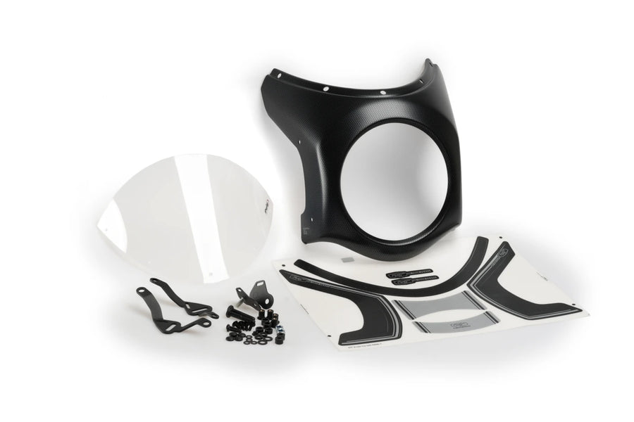 TRIUMPH SCRAMBLER 400X [2025] – Retro fairing screen – Transparent