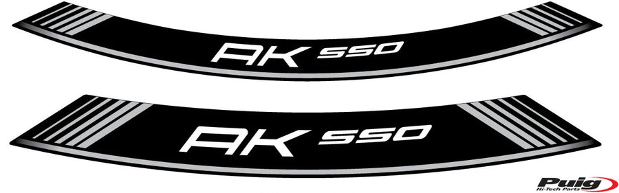 KYMCO AK 550 PREMIUM [2025] – Rim Strips Specials – Silver