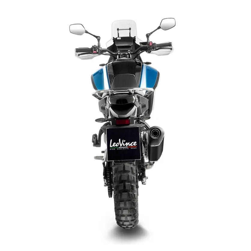 cf moto 450 [LEOVINCE] – LV-14 Black Edition rear silencer