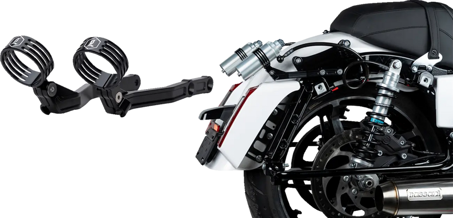 Harley-Davidson FLHXSE 1977 Street Glide CVO 121 [2024-2025] - REVO ARC Billet Remote Reservoir Außenhalterungen – Bild 3
