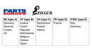 honda cb 125 [ZIEGER] – PRO license plate holder type A-6