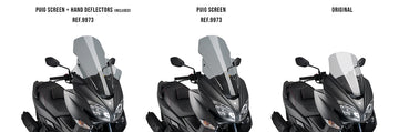 KYMCO AK 550 [2023] - V-Tech Line Touring Windschutzscheibe | Getönt | PUIG 9973H