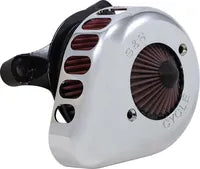 Harley-Davidson FLSTFB 1690 Fat Boy Special [2016-2017] - Mini Teardrop Stealth Luftfilter-Kit – Oberfläche: Silber – Bild 5