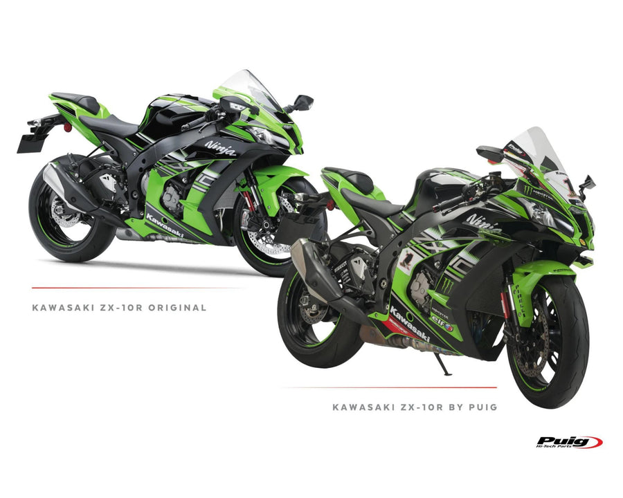 KAWASAKI ZX-10RR NINJA PERFORMANCE [2018] – R-Racer Screen – Transparent