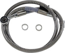 harley-davidson street bob [DRAG SPECIALTIES] – Extended stainless steel brake line-1