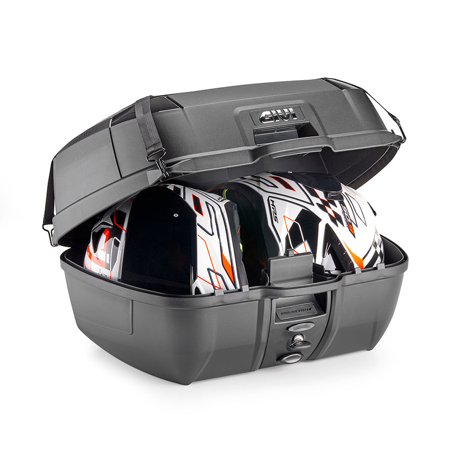 Monolock top case black, 45 liters
