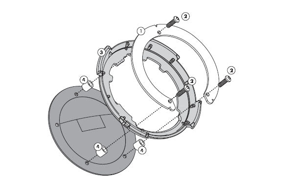 Kawasaki ER-6n 650 [2005–2016] – Befestigungsring für Tanklock