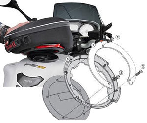 Yamaha Tracer 7 GT [2025–2026] – Befestigungsring für Tanklock