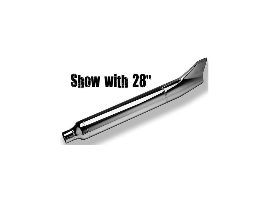 Harley Davidson Panhead [1958-1965]-FL-style fishtail exhaust 33 "Lang Show Chrom