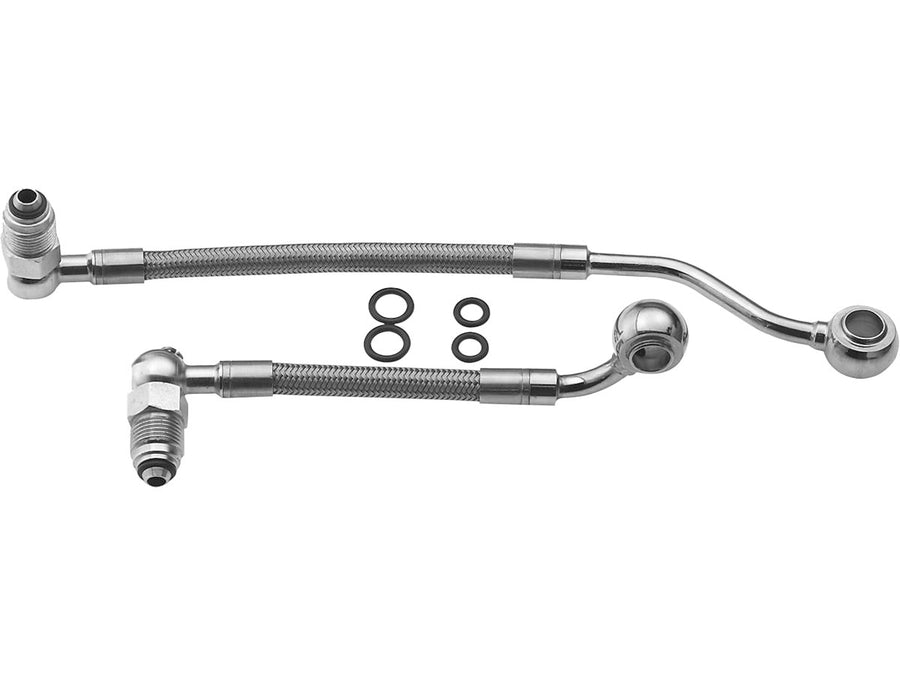 Harley Davidson Touring Note [1995-1999]-braided fuel pipe set