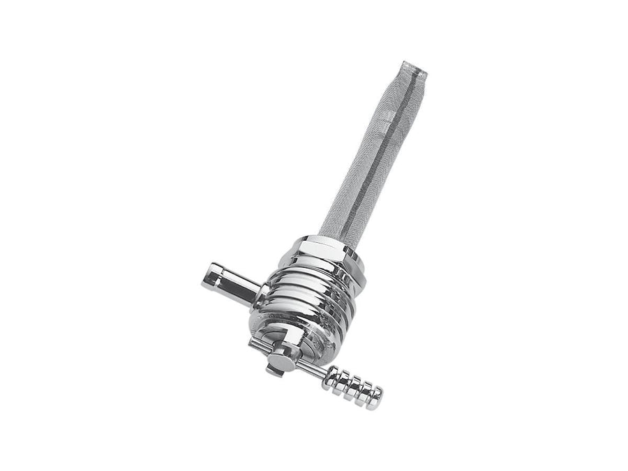 Harley Davidson - round ribbed fuel tap 22mm