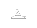 Harley Davidson FlStc [1988-1999]-side plates for Sissy Bar Chrom-1