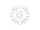 Harley Davidson Sportster [1985-1999]-rigid brake disc 5-hole stainless steel 11.5 "-4