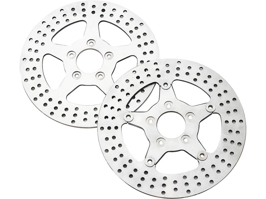 Harley Davidson Sportster [1985-1999]-rigid brake disc 5-hole stainless steel 11.5 "