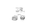 Harley Davidson Revtech 88 [2000-2019]-3-5/8 "front cylinder for Evo-2