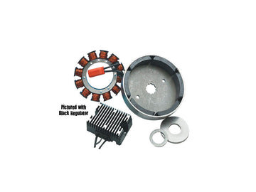 Harley Davidson Touring [1985-1998]-32 AMP charging system with chrome-plated controller