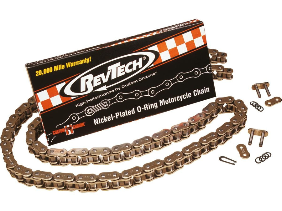 Harley Davidson-Nickel-Plated O-Ring Chain 110 Link