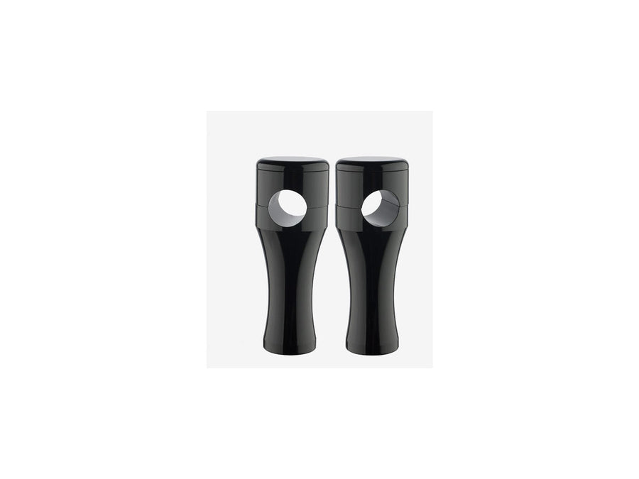 Harley Davidson Up [1974-1974]-smooth 4 handlebar increases black powder-coated
