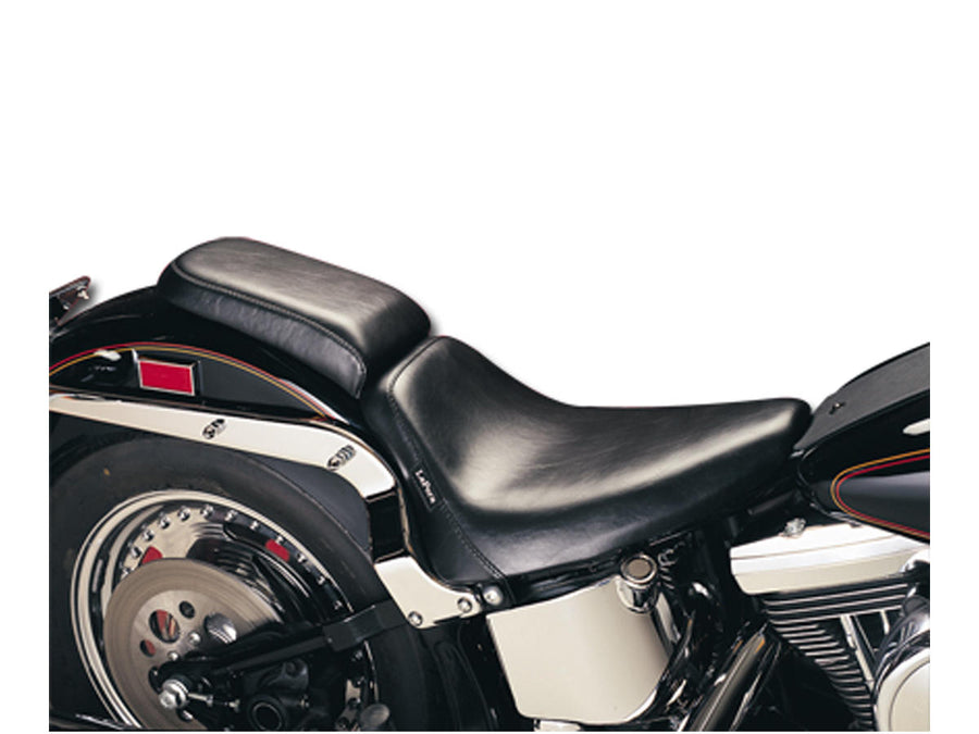 Harley Davidson Softail [2000-2007]-Bare Bone's solo seat smooth black vinyl