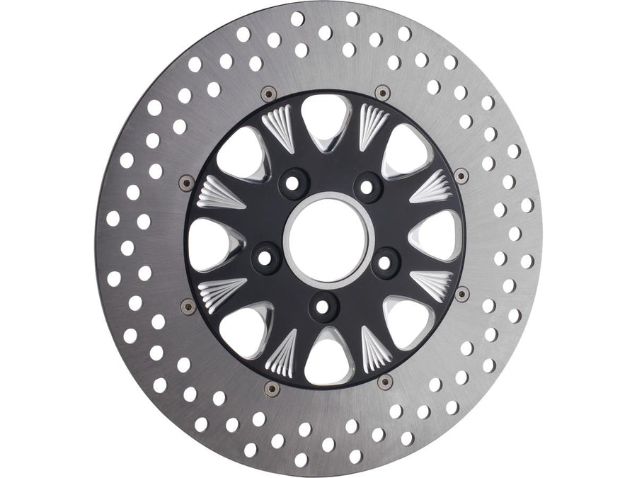 Harley Davidson Softail [2000-2014]-Sinister 2-part brake disc black front
