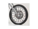 Harley Davidson Sportster [1986-2010]-Nitro brake disc stainless steel polished 11.5 "-2