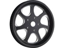 Harley Davidson Dyna [2000-2005]-Eliminator 7 Belt disc black 1 1/8 "70 teeth-1