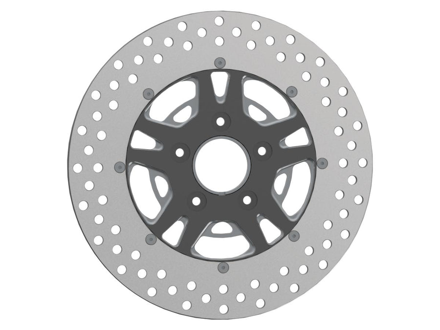Harley Davidson Touring [2008-2024]-T-5 2-part brake disc set midnight
