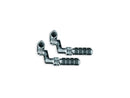 Harley Davidson-Little ISO Autobahn footrest with offset & 1-1/4 "Magnum-3