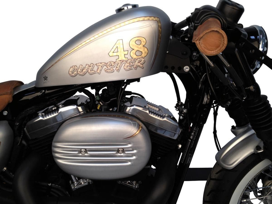 Harley Davidson Sportster [2004-2020]-Fin air filter cover black